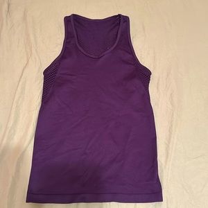 Fabletics sports shirt, dark purple, size XS